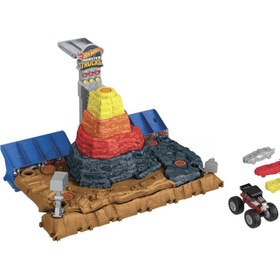 Resim Hot Wheels Monster Trucks Muhteşem Çarpışma Arenası HNB96 