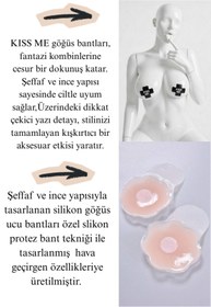 Resim STL Göğüs Ucu Bandı - Kendinden Yapışkanlı Silikon Nipple-STL3 