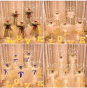 Resim Kırmızı Parlayan Balon Şişirilebilir Elektronik Bileşenler Atmosfer Katıyor 