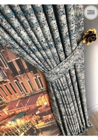 Resim Fon Perde Taç Marka Dipro Desen Jakarlı Ultra Gramajlı 