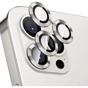 Resim TEKNOPARKTA Iphone 11 Pro Uyumlu Kamera Koruyucu Lens Mercek Metal Çerçeveli 3lü Set Gümüş Gri-silver 