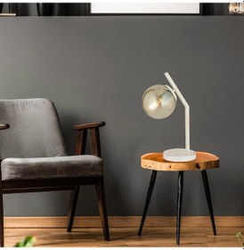 Resim Feris Beyaz Silme Bal Camlı Salon Abajur Diğer 