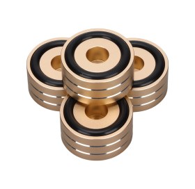 Resim Shineyee Monosaudio Sp4010 Hoparlör Vibrasyon Yalıtım Pedi 40x20mm 4 Adet, Alüminyum, Cd/dvd, Amfi, Hoparlör İçin, Ses Kalitesini Artırır, Titreşimleri Azaltır Altın 