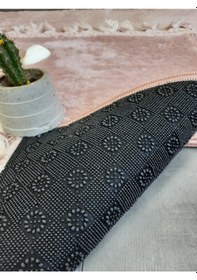 Resim Elite Pudra Pembe Ponpon Saçaklı Peluş 2'li Banyo Paspası Halısı Pudra 