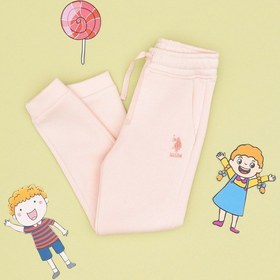 Resim U.S. Polo Assn. Kız Çocuk Açık Pembe Şardonlu Jogger Eşofman Altı 50316914-VR078 