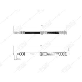 Resim SVAC 720180 Ön Fren Hortumu Outlander I 03-06 Outlander II 06-12 