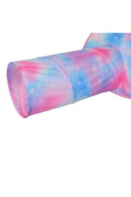 Resim Cici Oyuncak Kız Çocuk Eğlenceli Oyun Evi Oyun Çadırı İç Ve Dış Mekan Unicorn Tünelli Çadır 