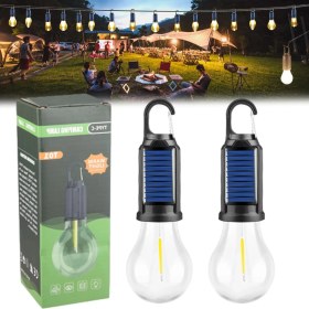 Resim Varyant Store Solar Güneş Enerjili LED Ampul 3 Modlu Uzaktan Kumandalı Solar Camping Lamp 
