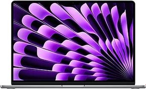 Resim Apple 2024 M3 çipli 15 inç MacBook Air Laptop: 15.3 inç Liquid Retina Ekran, 8 GB Birleşik Bellek, 256 GB SSD Depolama, 1080p FaceTime HD Kamera, Touch ID. Uzay Grisi 