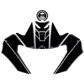 Resim GP Kompozit Honda NT 1100 2022-2024 Uyumlu Tank Pad Siyah 