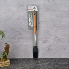 Resim Ahşap Saplı Silikon Yağ ve Yumurta Fırçası, Mutfağınız Için Kullanışlı ve Şık Ürün 
