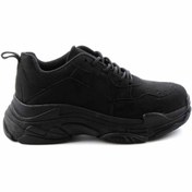 Resim Bambi Siyah Siyah Kadın Sneaker K01591007202 