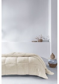 Resim Yataş Bedding Macaron Çift Kişilik Wellsoft Yorgan - Krem 