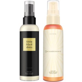 Resim Avon Little Black Dress Ve Incandessence Kadın Vücut Spreyi Paketi 