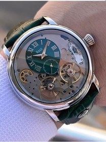 Resim Rms Romanson Otomatik İç Fonksiyonları Aktif Akar Saniye Kapalı Klips Erkek Kol Saati Erms.1551.11 Gümüş 