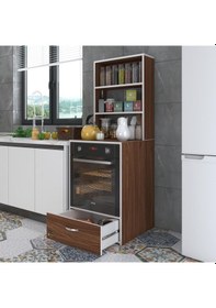 Resim Kenzlife Ankastre Fırın Dolabı Aybirgen Cvz 165x60x56 Mutfak Çekm 