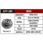 Resim ATF 385 Teker Poryası Arka 4D Absli 137×81 Mini One Cooper S 06- M12×1.5 