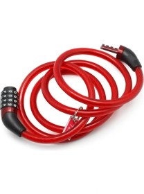 Resim Profisher Meetlocks Bisiklet/motorsiklet Kablo Kilidi Coiled Kombinasyonu 