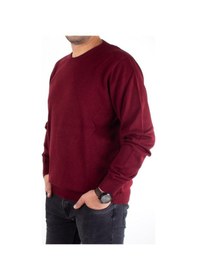 Resim Twister Jeans Twister 3621 Bordo Bisiklet Yaka Büyük Beden Erkek Kazak 