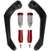 Resim Cloudstore 1 Adet Evrensel Kırmızı Karbonitriding Motor Fren Kolu Koruyucusu 250nk Elektrikli Scooter Koruma 