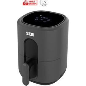 Resim SEM Sc306 Smart Akıllı Dijital Midocook Yağsız Kızartma Sıcak Hava Fritöz Airfryer Hava Fritöz 