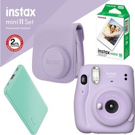 Resim Instax Mini 11 Lila Fotoğraf Makinesi 