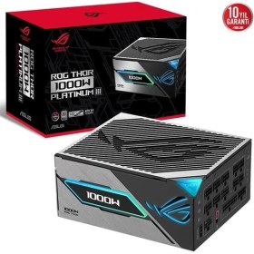 Resim Asus 1000W 80+ Platınum Rog THOR-1000P3-GAMING Tam Modüler Power Supply 