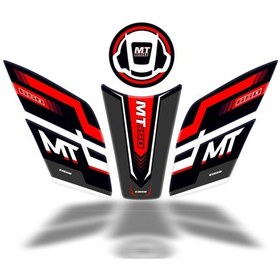 Resim Cf Moto 650mt Uyumlu Deeb Iron Tank Pad Set Kırmızı 