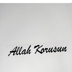 Resim Oto Stıcer Arka Cam Ön Cam 
