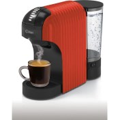 Resim Kiwi KCM-7597 Kapsül Kahve Makinesi Kırmızı Nespresso/ Dolce Gusto/ Toz Kahve ile Uyumlu 