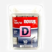 Resim Novus Geniş Zımba Teli 53F/10 galvaniz 600 Adet 