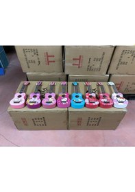 Resim Resimli Soprano Boy Gül Klavye Ve Eşikli Ukulele Gitarlar 