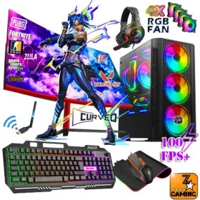 Resim Zeiron FX50 Intel Core i5 3470 16GB 512GB SSD + 256GB SSD GT730 Freedos 23.8" Masaüstü Bilgisayar 