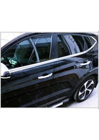 Resim Hyundai Tucson Krom Cam Çıtası 6 Prç. 2015-2019 Arası P.Çelik 