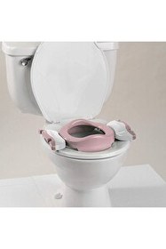 Resim Potette Plus Portatif Katlanabilir Bebek Lazımlık ve Tuvalet Adaptörü Pembe 