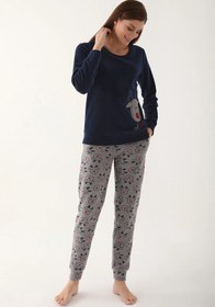 Resim Pimody Aile Konsept Anne Kız Pijama Takım (Anne Kız Farklı Satılmaktadır) 