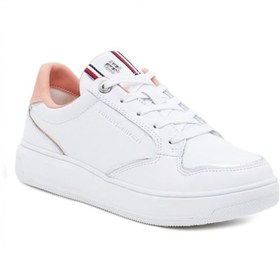 Resim Guava Kadın Tommy Hilfiger Kadın Elevated Cupsole Sneaker Fw0Fw06 Tommy Hilfiger