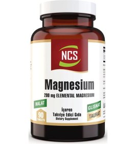 Resim Ncs Magnezyum 200 Mg Malat Glisinat Taurat 90 Tablet 