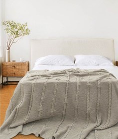 Resim Koza Home Trenza Vizon Tek Kişilik Battaniye 15036 