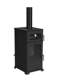 Resim GOLD 12 KW KUZİNE / MANUEL PELET VE ODUN SOBASI / BABA'S STOVE 