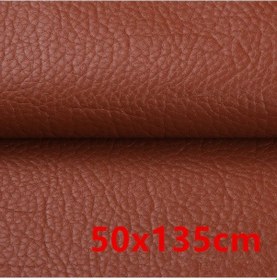 Resim Deri Bant 50x135 Cm Kendinden Yapışkanlı Deri Onarım Yama Kanepeler, Kanepe, Light Brown 