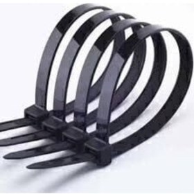 Resim Uv Tork Kablo Bağı Cırt Kelepçe 7,6 Mmx300 Mm Siyah 100 'lü Paket 