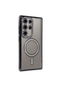 Resim artlab Art Galaxy S24 Ultra Kılıf Joke Simli Magneticsafe Kılıf - Siyah Lab 