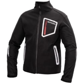 Resim Motofit-emporium Gt Softshell Motorcu Montu Siyah Dar Kesim 