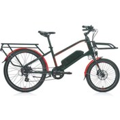 Resim Carraro E-lıne Elorry 2.1 Unısex Mini Velo Bisiklet 406h Hd 26 Jant 7 Vites Mat Siyah Kırmızı Gri 