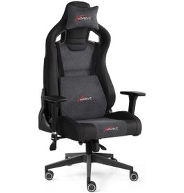 Resim Akdeniz Kumaş Profesyonel Oyuncu Koltuğu Gri/siyah Gri - Siyah 