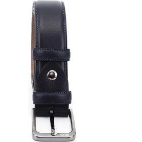 Resim Gönderi(R) Gönderi R Erkek Lacivert Antik Hakiki Deri 3,5 Cm Klasik Kemer Ddmk32413451 Lacivert 