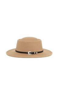 Resim Berellini Kaşe Kaşmir - Unisex Geniş Fotör Bej 