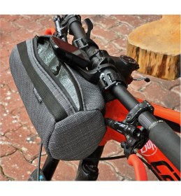Resim Bike And Art E-Bike Gravel Yol Bisiklet Silindir Gidon Çantası Bike Packing 