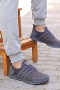 Resim Vojo Huboss Rahat Taban Yürüyüş Koşu Gri Bağcıksız Erkek Spor Ayakkabı 